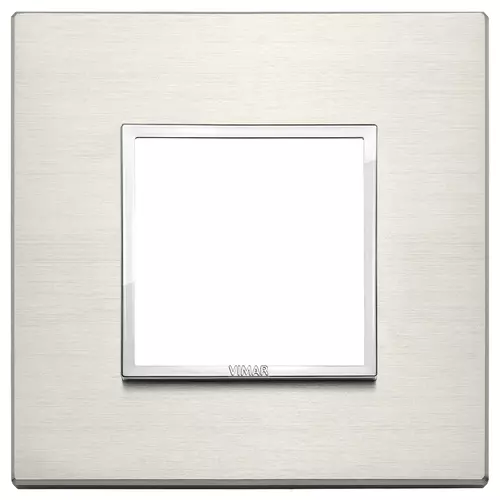 Vimar - 21642.08 - Plate 2M aluminium titanium