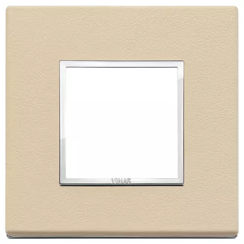 Vimar - 21642.21 - Plate 2M leather cream