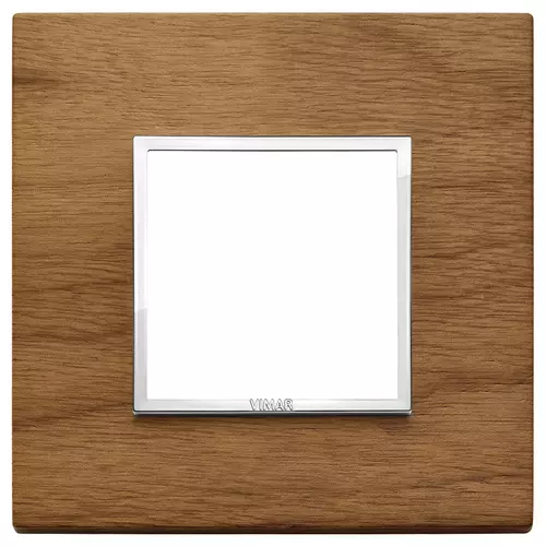 Vimar - 21642.31 - Plate 2M wood Italian walnut