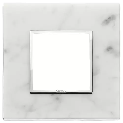 Vimar - 21642.51 - Placa 2M piedra blanco Carrara