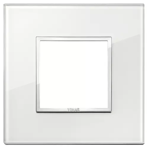 Vimar - 21642.70 - Placa 2M cristal blanco diamante