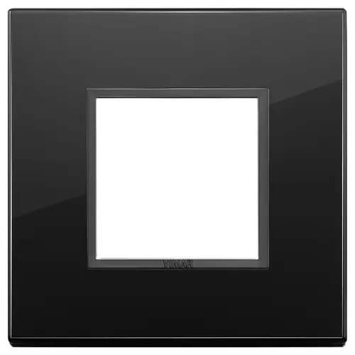 Vimar - 21642.88 - Plate 2M crystal total black diamond