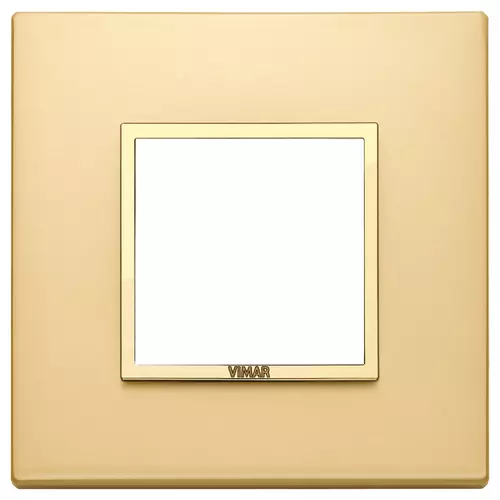 Vimar - 21642.G10 - Placca 2M oro totale satinato