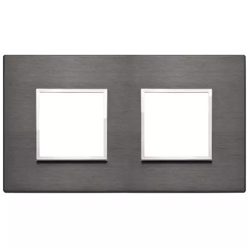 Vimar - 21643.03 - Plate 4M (2+2) 71mm lava grey