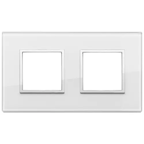 Vimar - 21643.70 - Placca 4M (2+2) int71 bianco diamante