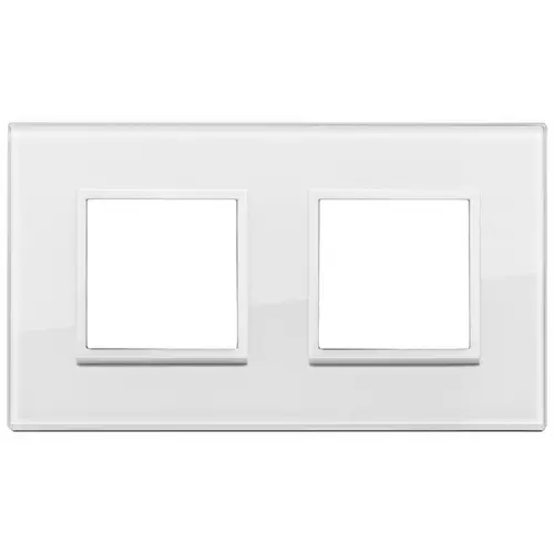 Vimar - 21643.87 - Placca 4M (2+2)int71 bianco tot diamante