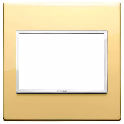 Vimar - 21648.09 - Plaque 3M BS or brillant