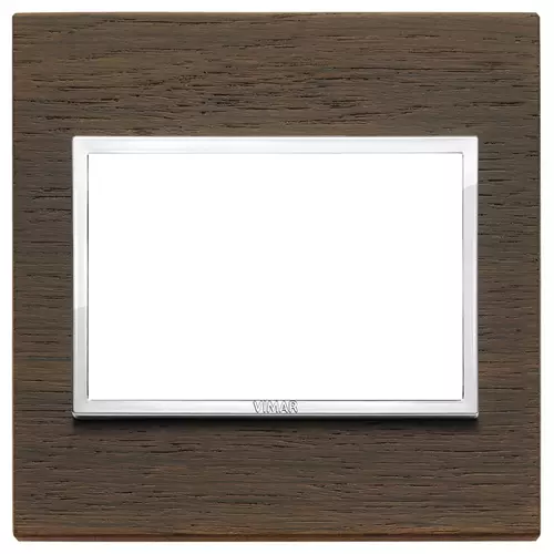 Vimar - 21648.33 - Plaque 3M BS bois wengé