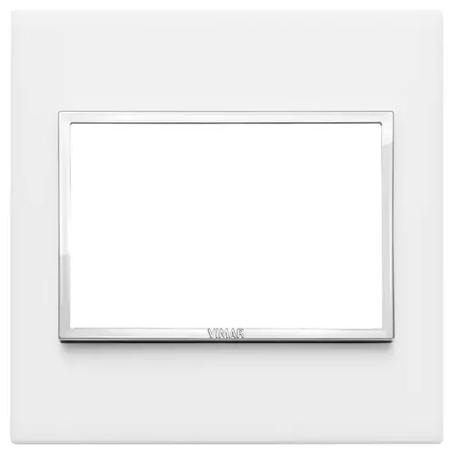 Vimar - 21648.41 - Plaque 3M BS Corian blanc glacier ice