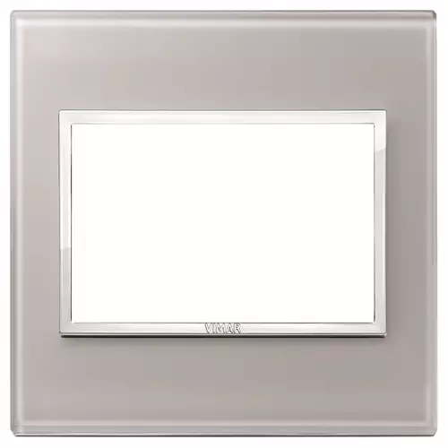 Vimar - 21648.73 - Placca 3M BS grigio perla