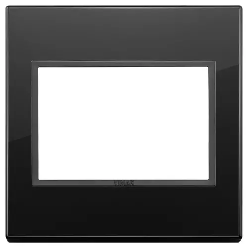 Vimar - 21648.88 - Plaque 3M BS cristal noir total diamant