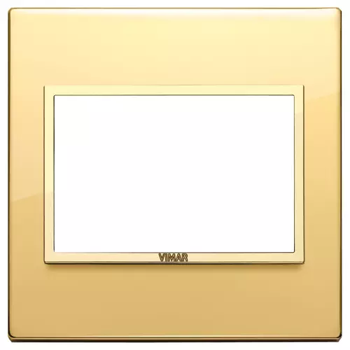 Vimar - 21648.G09 - Placa 3M BS oro pulido