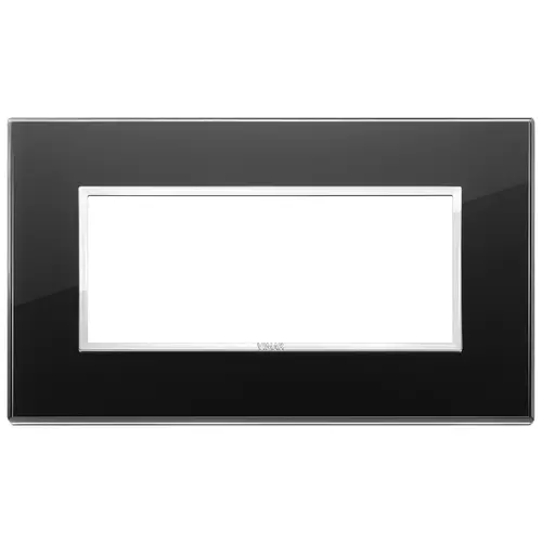 Vimar - 21649.76 - Placa 5M BS cristal negro diamante