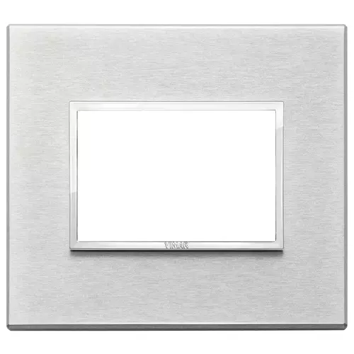 Vimar - 21653.02 - Placa 3M aluminio gris Next