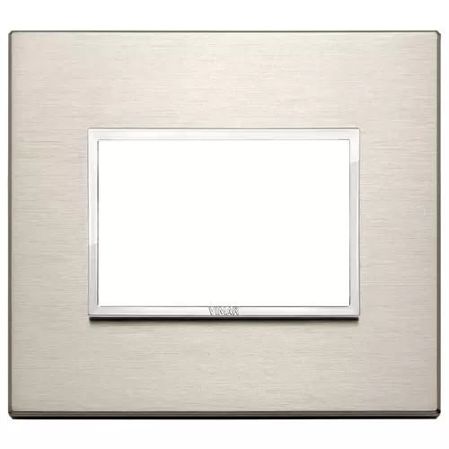 Vimar - 21653.04 - Plate 3M aluminium neutral bronze