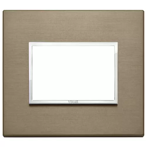 Vimar - 21653.05 - Plaque 3M aluminium bronze foncé