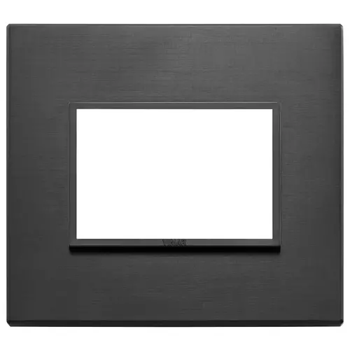 Vimar - 21653.18 - Placca 3M nero totale