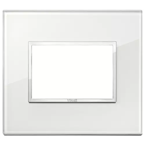 Vimar - 21653.70 - Plate 3M crystal white diamond