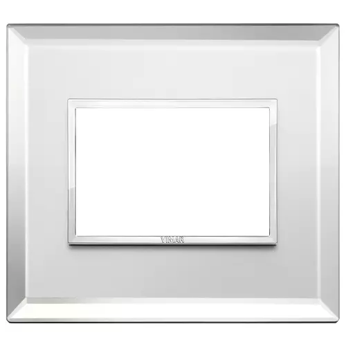 Vimar - 21653.72 - Plaque 3M cristal argent ice