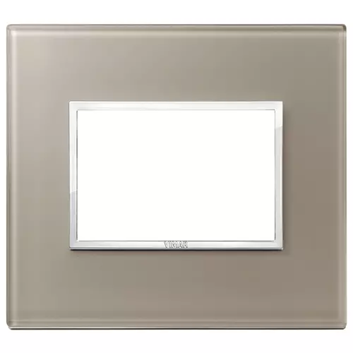 Vimar - 21653.74 - Plate 3M crystal opal brown