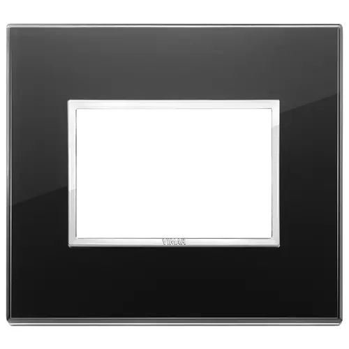 Vimar - 21653.76 - Placa 3M cristal negro diamante