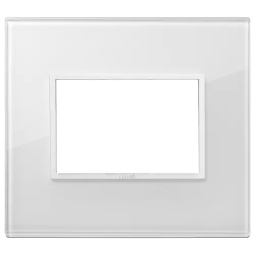 Vimar - 21653.87 - Placca 3M bianco totale diamante