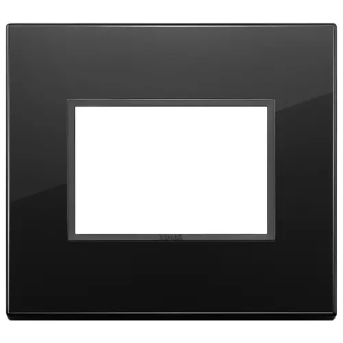 Vimar - 21653.88 - Plaque 3M cristal noir total diamant