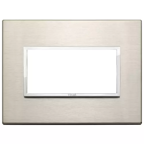 Vimar - 21654.04 - Placa 4M aluminio bronce