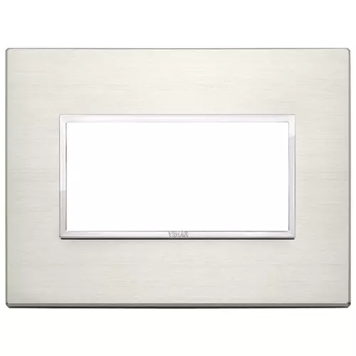 Vimar - 21654.08 - Plaque 4M aluminium titane