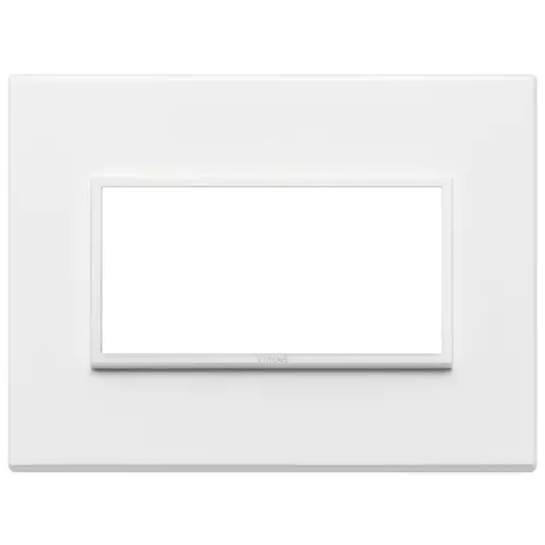 Vimar - 21654.17 - Plate 4M aluminium total white