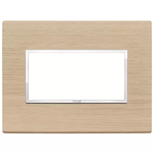 Vimar - 21654.32 - Plate 4M wood white oak