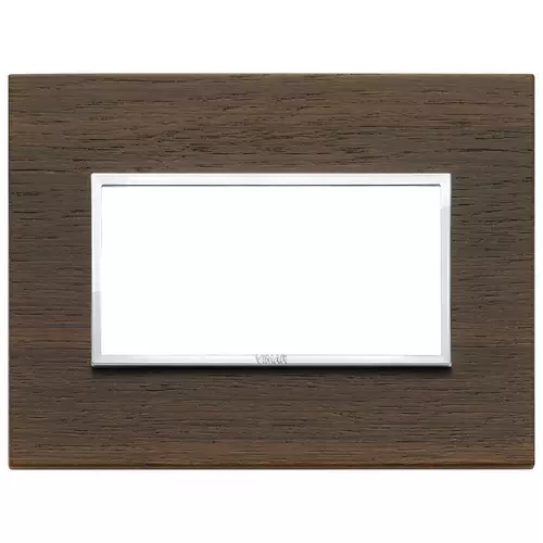 Vimar - 21654.33 - Placa 4M madera wengé