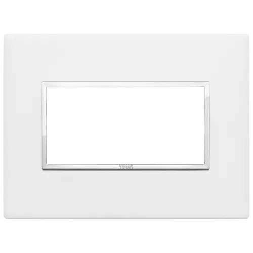 Vimar - 21654.41 - Plaque 4M Corian blanc glacier ice