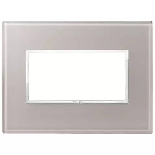 Vimar - 21654.73 - Plate 4M crystal pearl grey