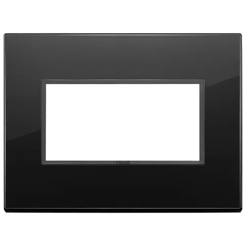 Vimar - 21654.88 - Placa 4M cristal negro total diamante