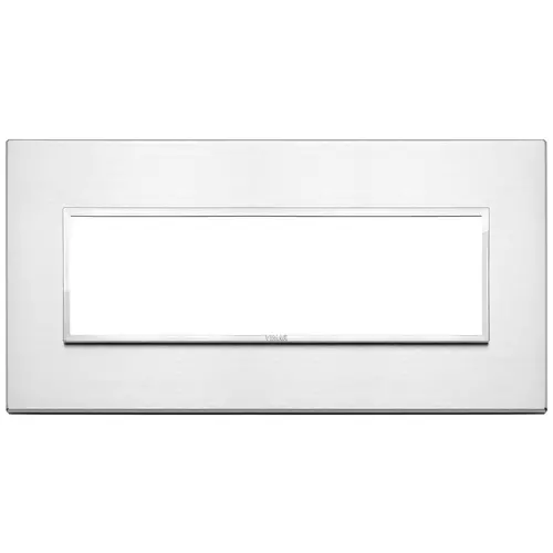 Vimar - 21657.01 - Placca 7M alluminio brillante