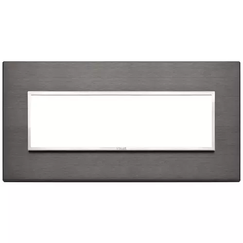 Vimar - 21657.03 - Plate 7M aluminium lava grey