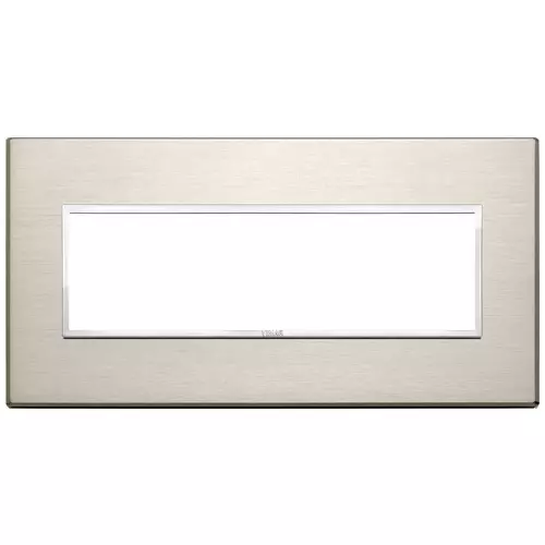 Vimar - 21657.04 - Placa 7M aluminio bronce