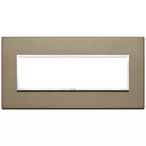 Vimar - 21657.05 - Plaque 7M aluminium bronze foncé