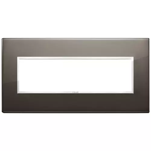 Vimar - 21657.06 - Placa 7M aluminio negro zafiro