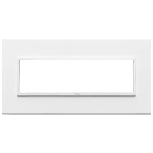 Vimar - 21657.17 - Plaque 7M aluminium blanc total