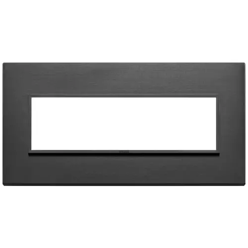 Vimar - 21657.18 - Plaque 7M aluminium noir total