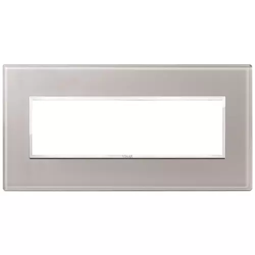 Vimar - 21657.73 - Plaque 7M cristal gris perle