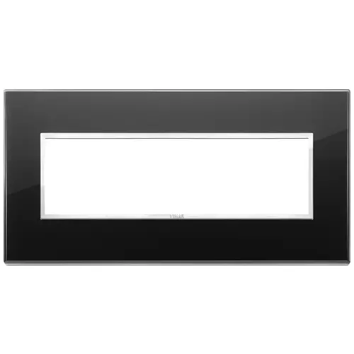 Vimar - 21657.76 - Plaque 7M cristal diamant noir