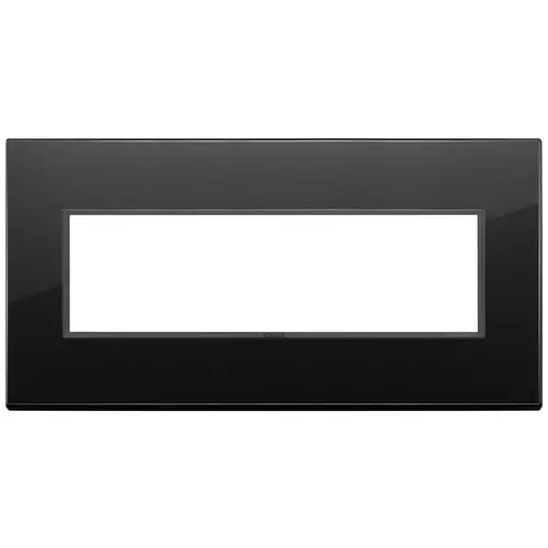 Vimar - 21657.88 - Placca 7M nero totale diamante