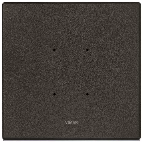 Vimar - 21662.22 - Plate 2M leather tobacco