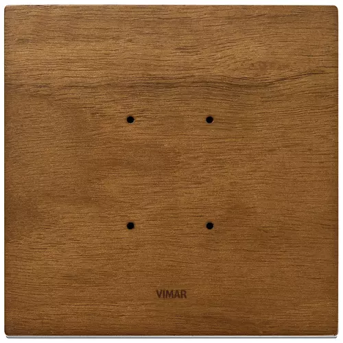 Vimar - 21662.31 - Plate 2M wood Italian walnut