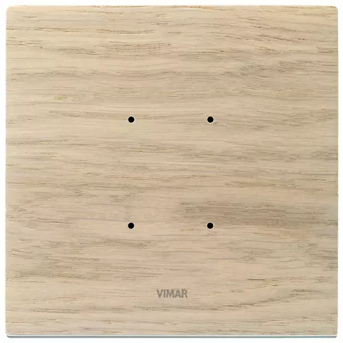 Vimar - 21662.32 - Placa 2M madera roble blanco