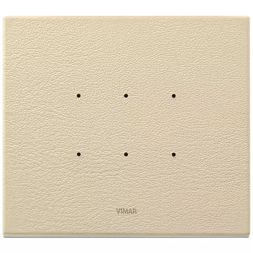 Vimar - 21663.21 - Abdeckrahmen 3M Leder creme