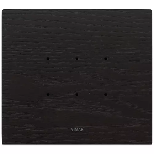 Vimar - 21663.33 - Plaque 3M bois wengé